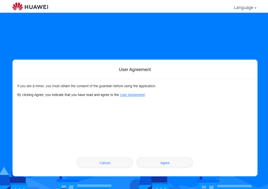Huawei User Agreement